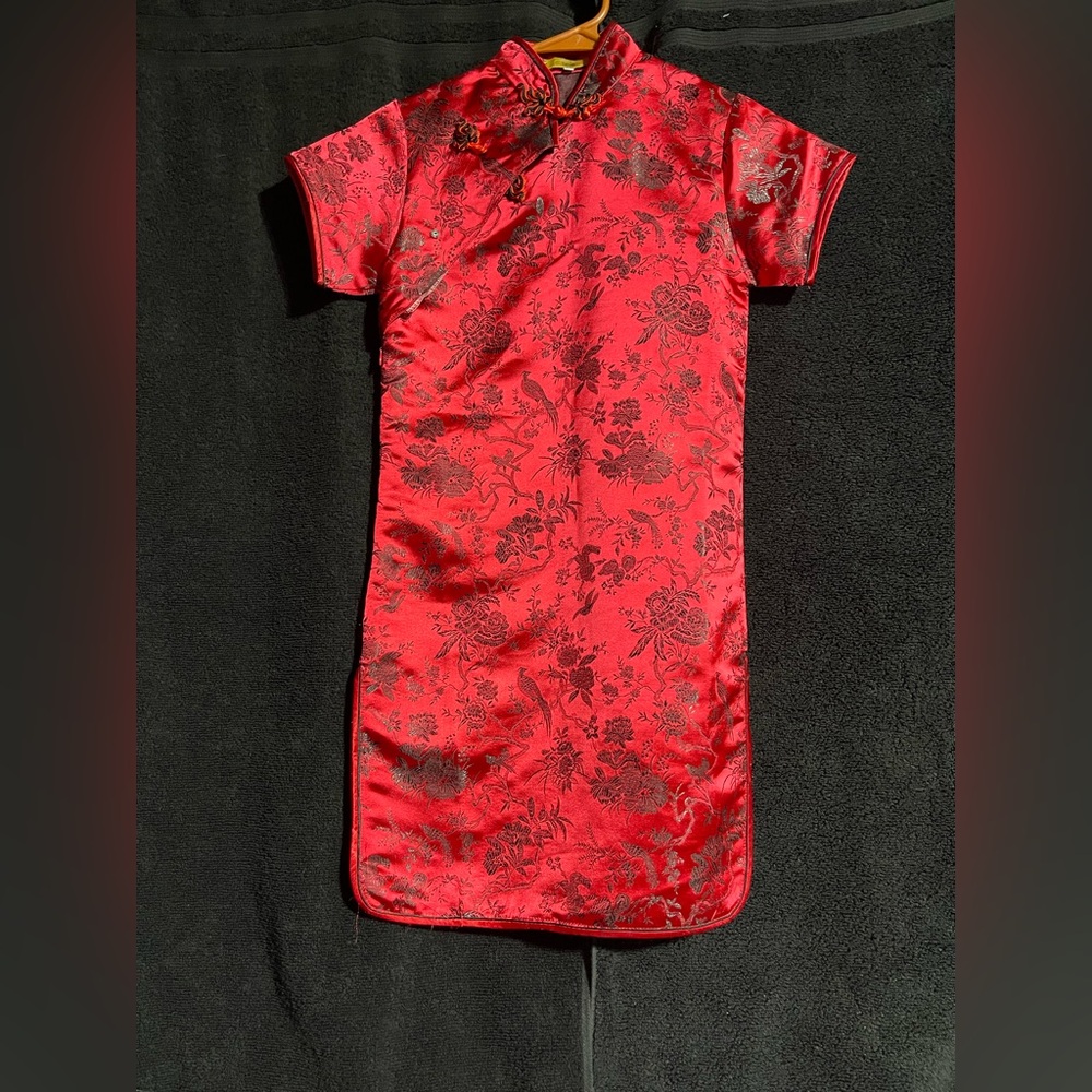 Girls Chinese Retro Qipao Dress